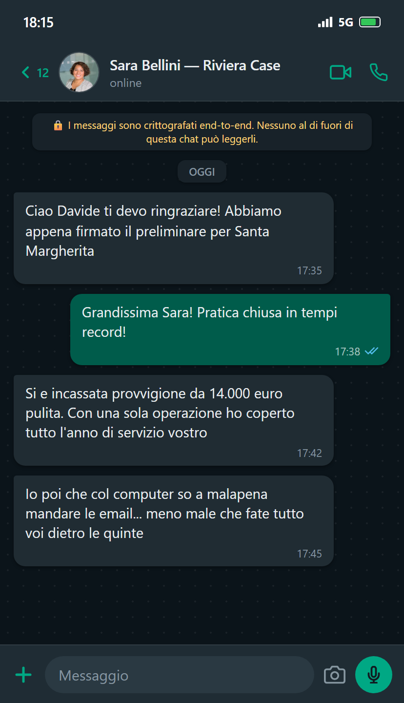 Testimonianza Sara Bellini - Agenzia Riviera Immobiliare